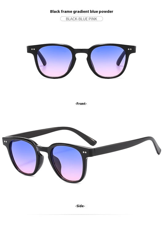 Brown square-frame sunglasses with brown lenses, suitable for sun protection and fashion wear. - Image 24