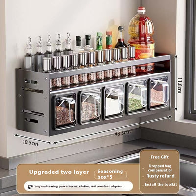 Organizador de Especias para Cocina - Estante de Almacenamiento Moderno - Image 13