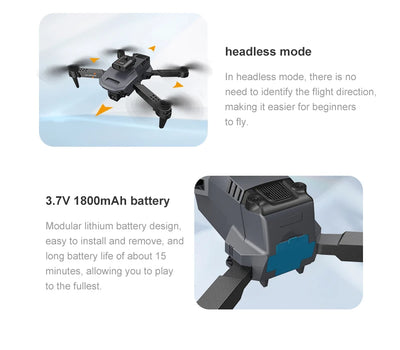 Dron 4K con Evasión de Obstáculos y Control Remoto Profesional - Image 22