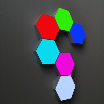 Lámpara de Pared Modular Helios Touch con Paneles de Panal Ajustables - Image 5