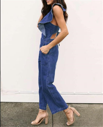 Body Enterizo Denim con Halter - Image 12