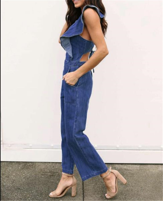 Body Enterizo Denim con Halter - Image 12