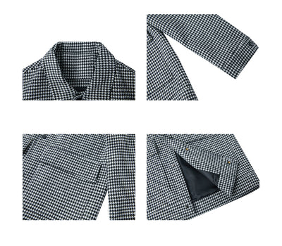 Chaqueta de Lana Suelta con Solapa Elegante para Hombre - Image 6