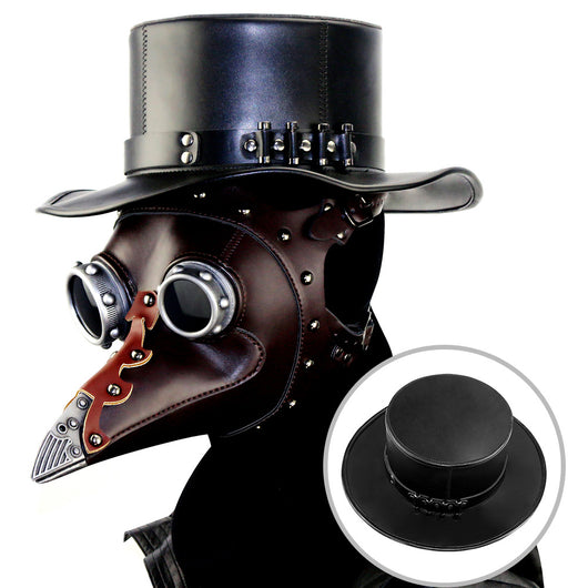 Sombrero de Médico Peste Punk Gótico Unisex - Accesorio Elegante para Eventos