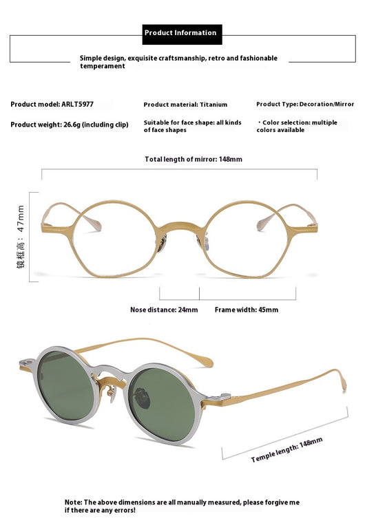 Organizador de Gafas Retro Redondo de Diseño Artístico - Image 14