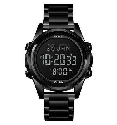 Reloj Electrónico Árabe para Hombre Acero Inoxidable Diseño Fashion - Image 6