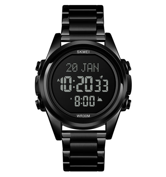Reloj Electrónico Árabe para Hombre Acero Inoxidable Diseño Fashion - Image 6