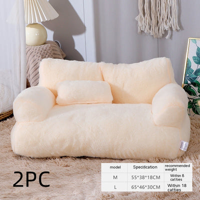 Sofá Cama Lujoso para Gatos y Perros Pequeños - Nido Térmico Acogedor - Image 11