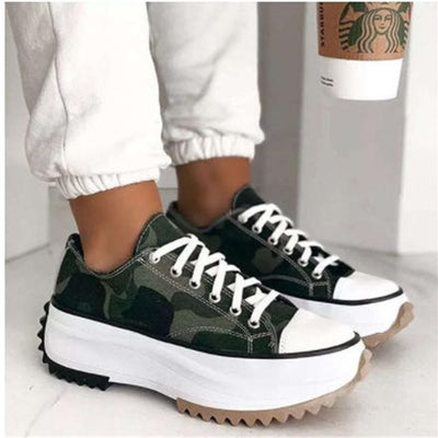 Zapatillas de Lona con Plataforma para Mujer - Image 7