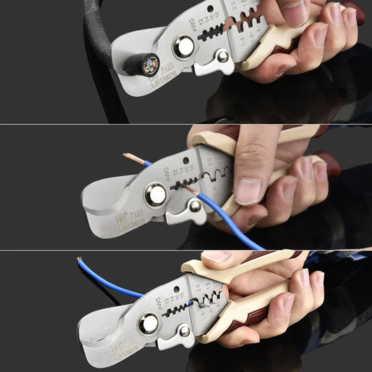 Pelacables Multifuncional Profesional con Tijeras de Corte - Image 13