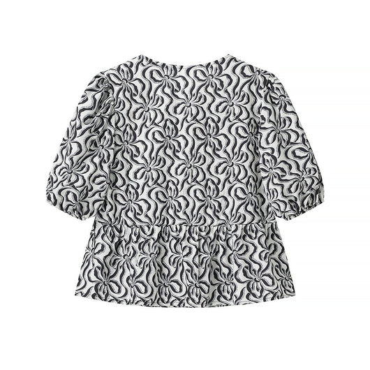 Cardigan Leopardo con Mangas Abullonadas Sexy - Image 8