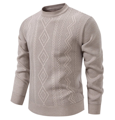 Suéter Tejido Cuello Redondo Cálido y Casual para Hombre - Image 30