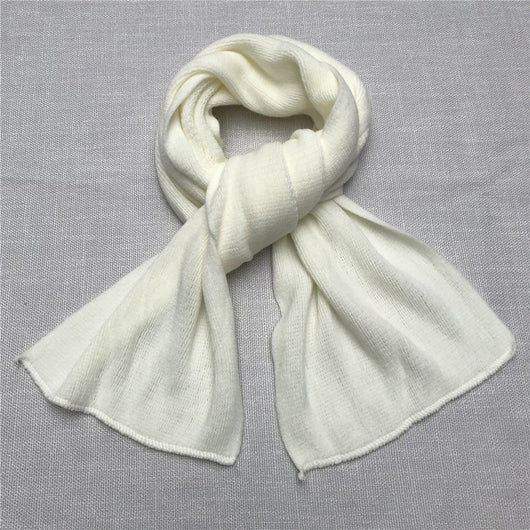 Bufanda Versátil Unisex de Color Sólido para Invierno - Image 9