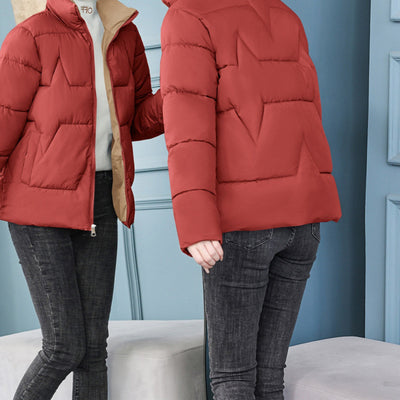 Chaqueta Corta de Algodón Estilo Coreano para Mujer - Image 4