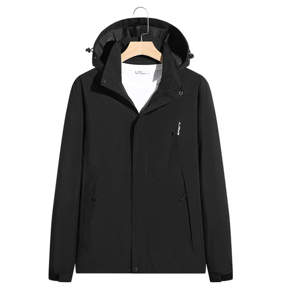Chaqueta Impermeable Cortavientos de Una Capa