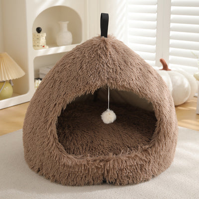 Cama Térmica Acogedora para Gatos - Nido Peluche Invierno - Image 5