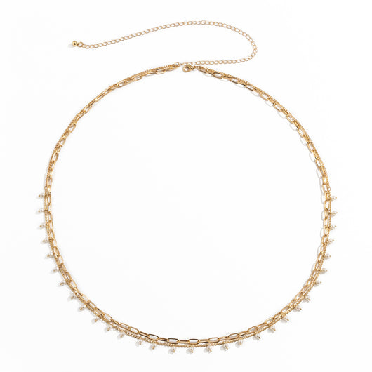 Cadena de Cintura con Dije de Letra Metálica para Mujer - Diseño Elegante Ajustado - Image 13