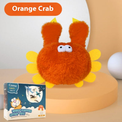 Brown plush bird pet toy with a hook for hanging, featuring a realistic design and bite-resistant material. - Image 9