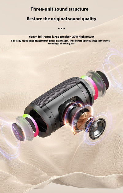 Parlante Bluetooth Portátil con Micrófono Inalámbrico para Karaoke - Image 15