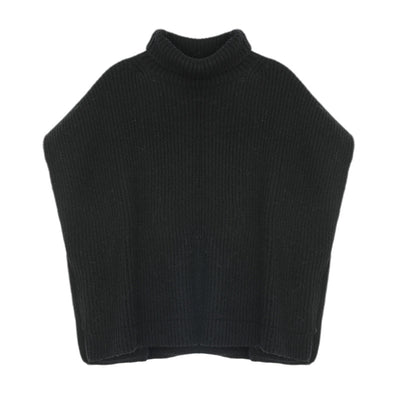 Suéter de Cuello Alto sin Mangas - Tejido Versátil y Elegante - Image 13