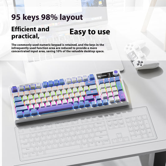 Teclado Mecánico Gaming con Perilla de Control para Notebook