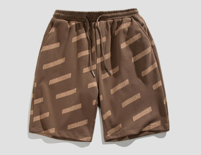 Pantalones Cortos Deportivos Hombre con Estampado - Shorts Playa Cintura Ajustable