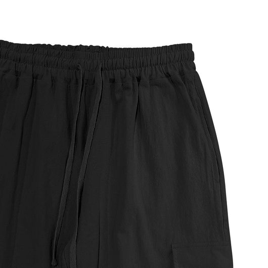 Pantalones Casuales de Algodón y Lino con Múltiples Bolsillos y Cordón Ajustable - Image 26