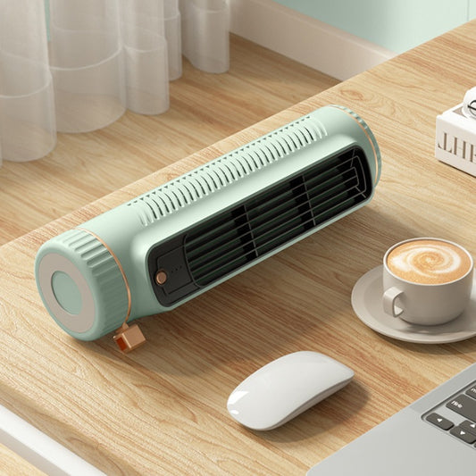Ventilador de Escritorio Multifuncional Blanco con Función de Pie para Oficina