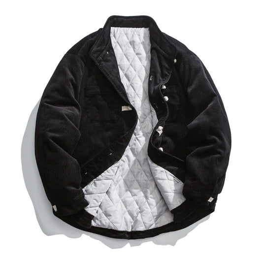 Chaqueta de Algodón Retro Estilo Chino con Cuello Mao para Hombre - Image 8