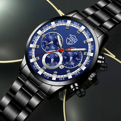 Reloj de Cuarzo Luminoso para Hombre - Elegancia Empresarial - Image 43