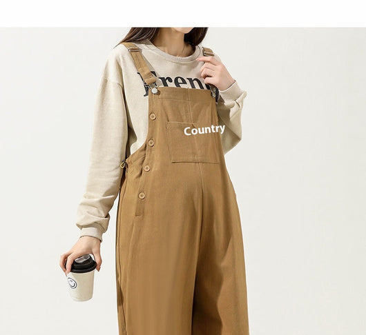Pantalones Maternales Holgados Talla Grande para Exterior - Image 22