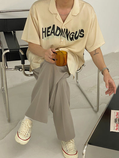 Camisa Estilo Hong Kong Coreana 19studio para Hombre - Verano Ins - Image 4