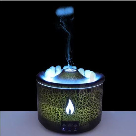 Difusor de Aroma Volcán Creativo con Efecto Llama - Humidificador Ultrasónico Premium - Image 8