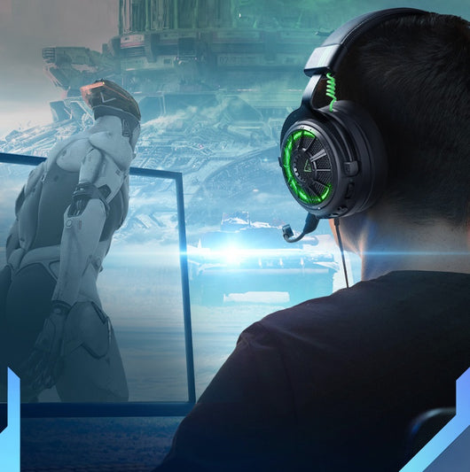 Auriculares Gaming con Cancelación de Ruido y Cable