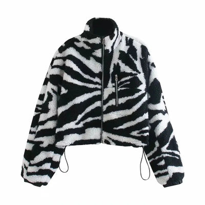 Abrigo de Cuello Alto Lana de Cordero y Algodón - Estilo Europeo Otoño Invierno - Image 22