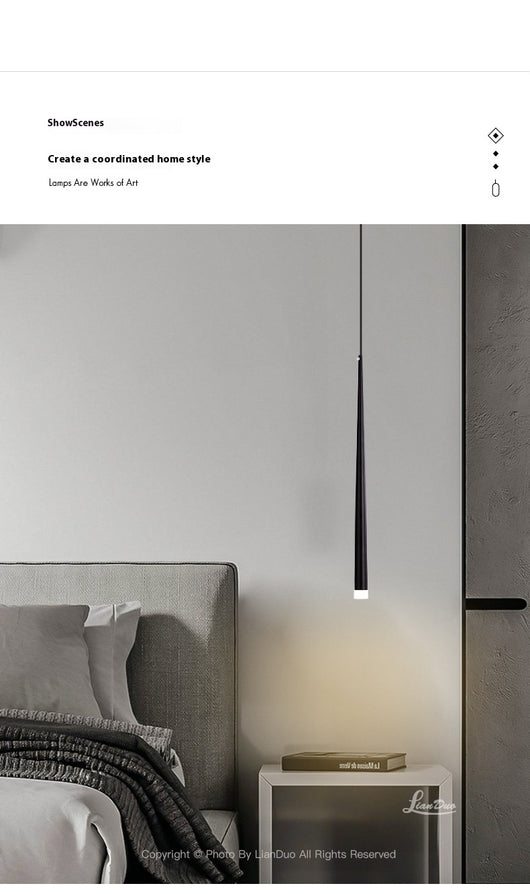Lámpara Minimalista Nórdica para Mesita de Noche - Diseño Creativo - Image 9