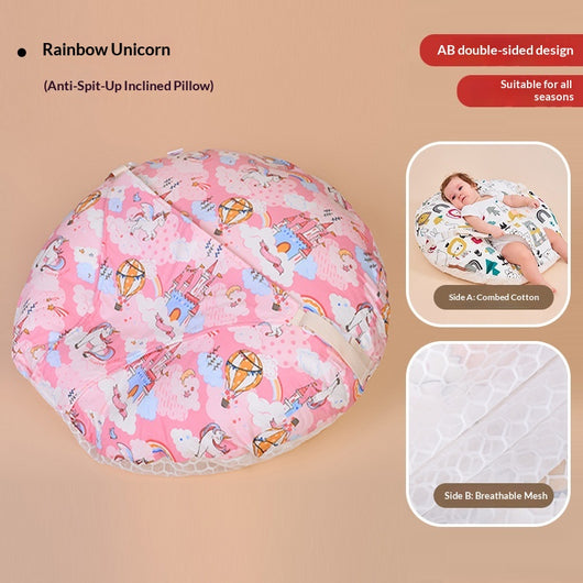Almohada Inclinada Antiregurgitación para Bebé con Diseño Cartoon - Image 5