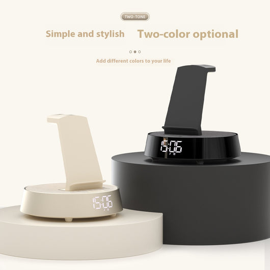 Reloj Despertador Inteligente con Altavoz Bluetooth y Auriculares Inalámbricos - Image 5