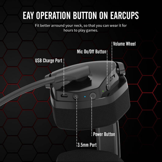 Auriculares Gaming Inalámbricos con Cancelación de Ruido G06 - Image 23