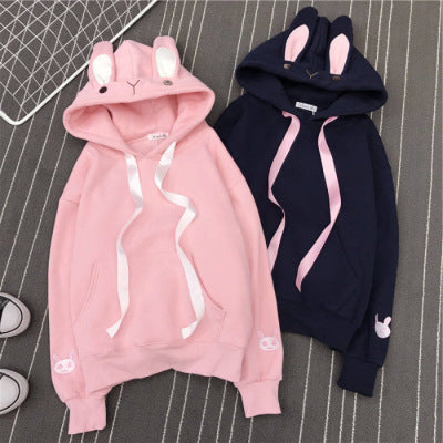 Sudadera con Capucha Orejas de Conejo para Mujer - Image 12