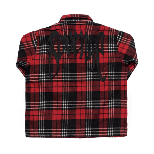 Camisa Suelta Cuadros con Bordado y Cierre - Image 8