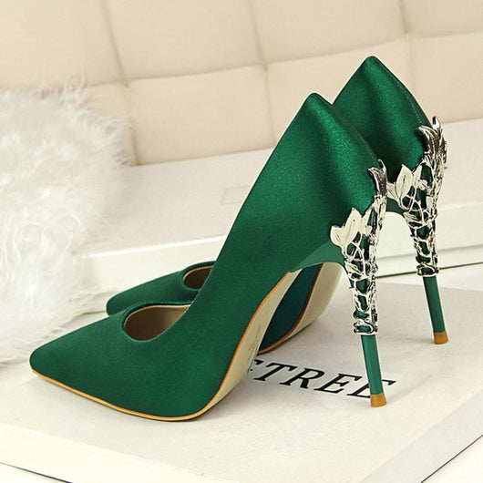 Zapatos de Tacón Stiletto Puntiagudo para Dama de Honor y Novia - Image 28