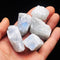 Piedra de Lunar Blanca Natural - Grava de Cuarzo Cristal para Decoración