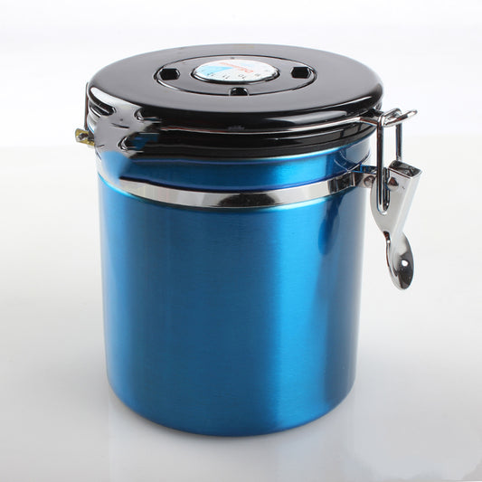 Recipiente Hermético de Acero Inoxidable para Granos de Café - Image 2