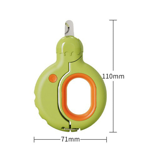 Cortauñas para Mascotas con Luz LED - Seguro y Preciso para Perros y Gatos