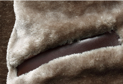 Chaqueta Cartera de Cuero PU para Hombre Maduro - Invierno - Image 7