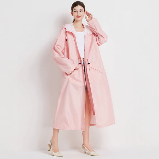 Gabardina Impermeable de Largo Medio para Mujer - Image 3