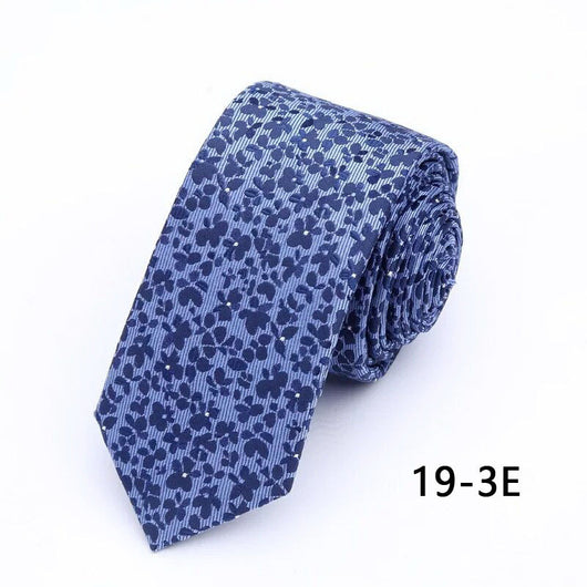 Corbata de Seda para Hombre Formal Negocios 7cm Estilo Coreano Profesional - Image 8