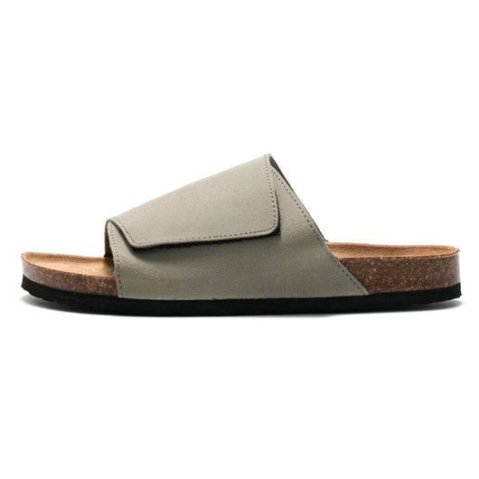 Pantuflas de Corcho y Cuero para Hombre - Sandalias Retro Cómodas - Image 8