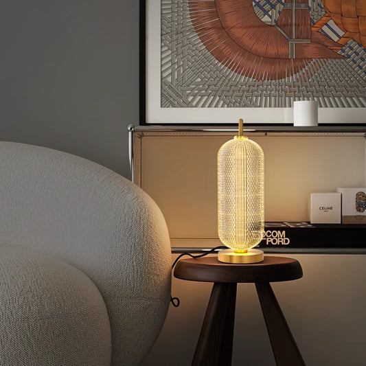 Lámpara de Mesa LED para Dormitorio Diseño Minimalista